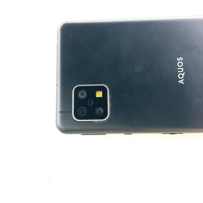 【最速発送】SHARP AQUOS sense5G 64GB ニュアンスブラック Softbank A004SH【難有】