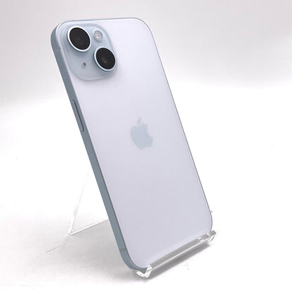 【全額返金保証】【最速発送】Apple iPhone iPhone 15 128GB ブルー au 白ロム 動作確認済 100%