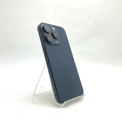 【全額返金保証】【最速発送】Apple iPhone iPhone 15 Pro 128GB ブルーチタニウム Softbank 動作確認済 100%