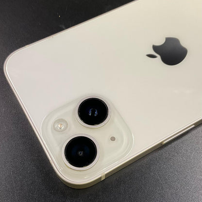 【全額返金保証】【最速発送】Apple iPhone iPhone 14 128GB スターライト Softbank SIMフリー 白ロム 美品 動作確認済 80%