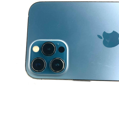 【全額返金保証】【最速発送】Apple iPhone iPhone 12 Pro Max 128GB パシフィックブルー Softbank 白ロム 動作確認済 83%