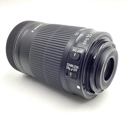 【全額返金保証】【最速発送】Canon EF-S55-250mm F4-5.6 IS STM 美品 動作確認済