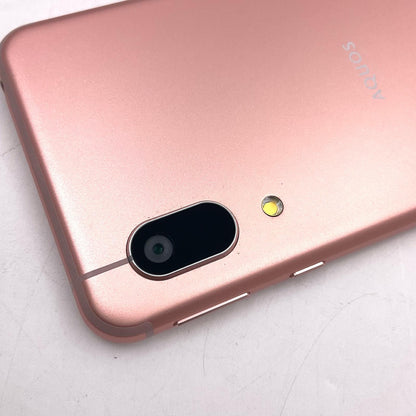 【全額返金保証】【最速発送】SHARP AQUOS sense3 32GB ライトカッパー au SHV48 白ロム 美品 動作確認済