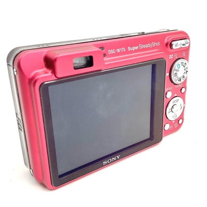 【全額返金保証】【最速発送】Sony コンパクトデジタルカメラ サイバーショット DSC-W170[レッド] 動作確認済
