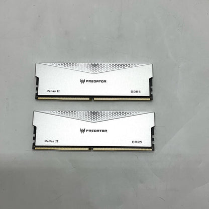 【全額返金保証】【最速発送】Acer メモリ Predator Pallas II DDR5 6000MHz (16GBx2枚) BL.9BWWR.374 美品 動作確認済