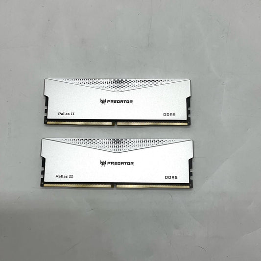 【全額返金保証】【最速発送】Acer メモリ Predator Pallas II DDR5 6000MHz (16GBx2枚) BL.9BWWR.374 美品 動作確認済
