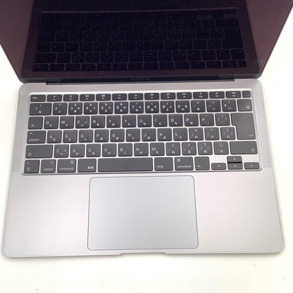 【全額返金保証】【最速発送】Apple MacBook Air 13.3インチ 2020 1.1GHz デュアルコア Intel Core i3 8GB 256GB スペースグレイ 美品 動作確認済