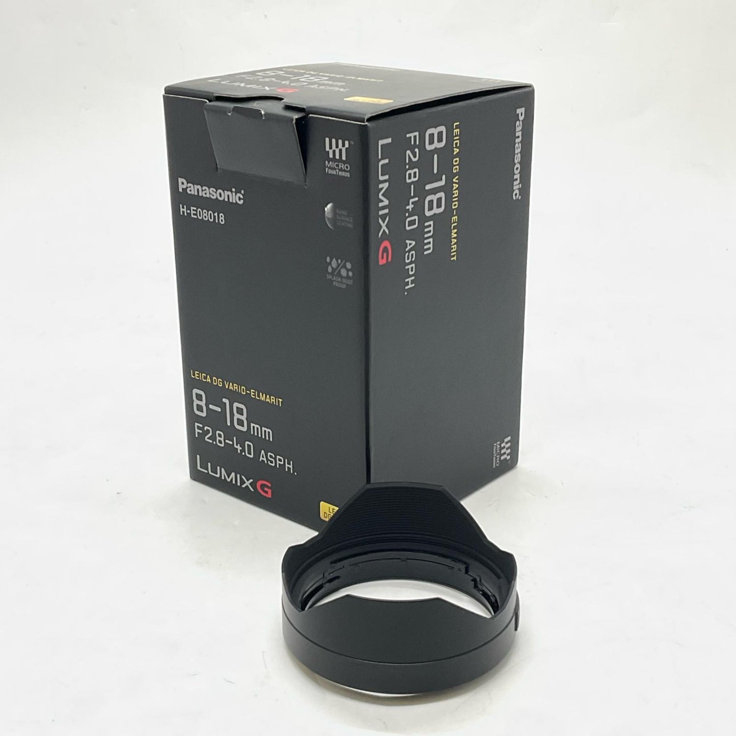 【全額返金保証】【最速発送】Panasonic LEICA DG VARIO-ELMARIT 8-18mm/F2.8-4.0 ASPH. H-E08018 超美品 動作確認済