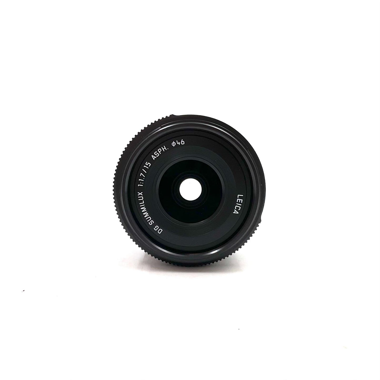 【全額返金保証】【最速発送】Panasonic LEICA DG SUMMILUX 15mm/F1.7 ASPH. H-X015-K [ブラック] 美品 動作確認済