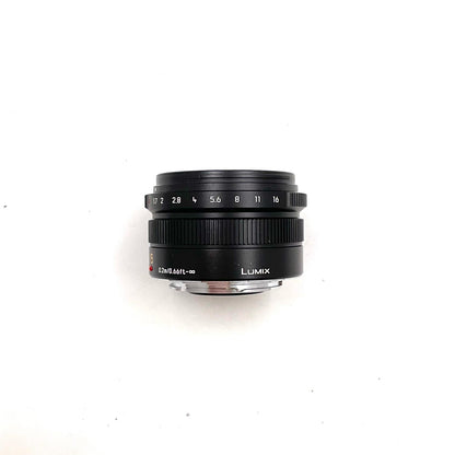 【全額返金保証】【最速発送】Panasonic LEICA DG SUMMILUX 15mm/F1.7 ASPH. H-X015-K [ブラック] 美品 動作確認済