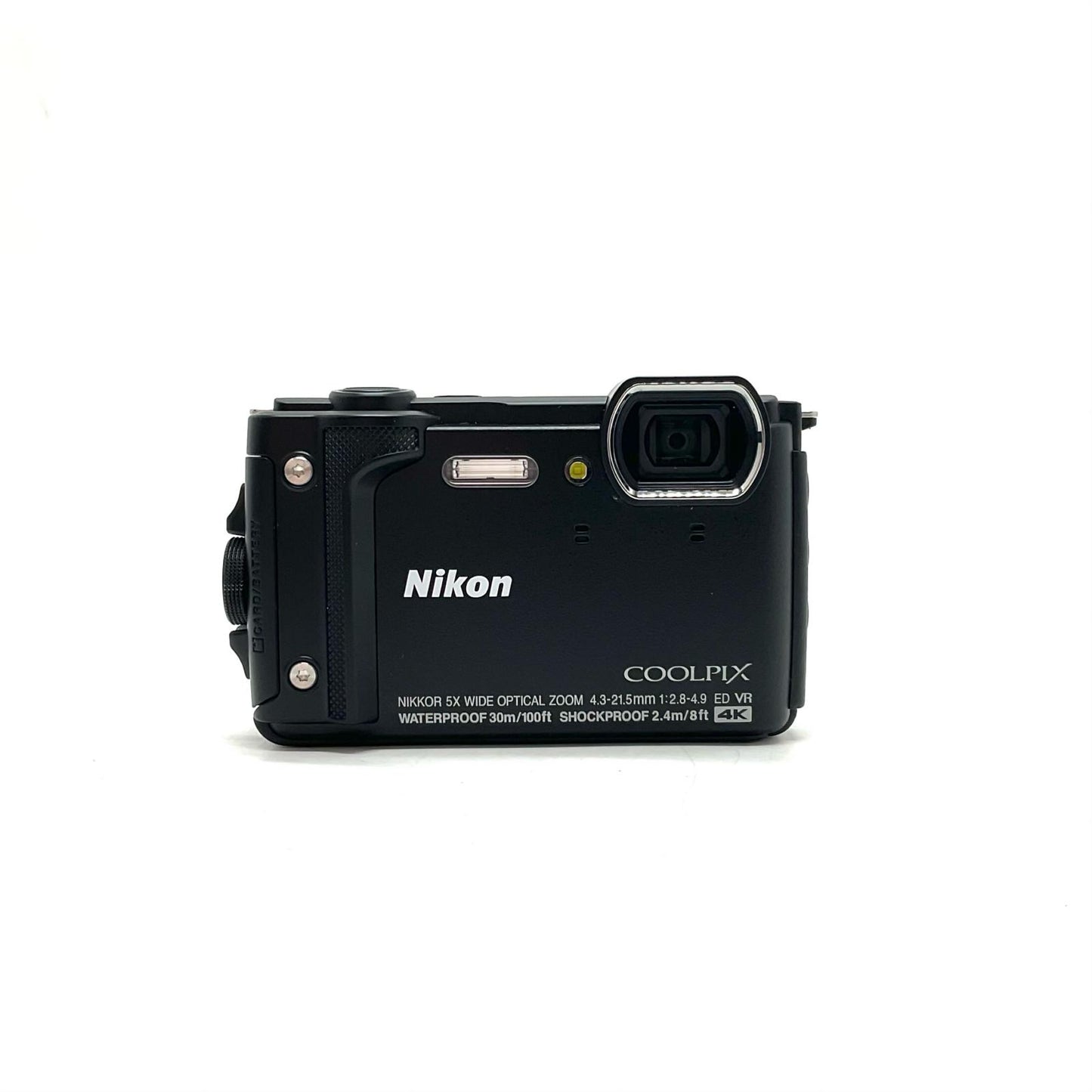 【全額返金保証】【最速発送】Nikon コンパクトデジタルカメラ COOLPIX W300 ブラック 超美品 動作確認済