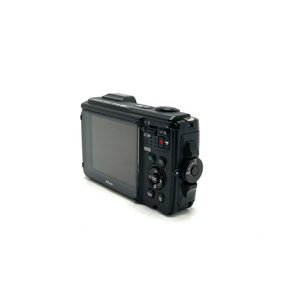 【全額返金保証】【最速発送】Nikon コンパクトデジタルカメラ COOLPIX W300 ブラック 超美品 動作確認済
