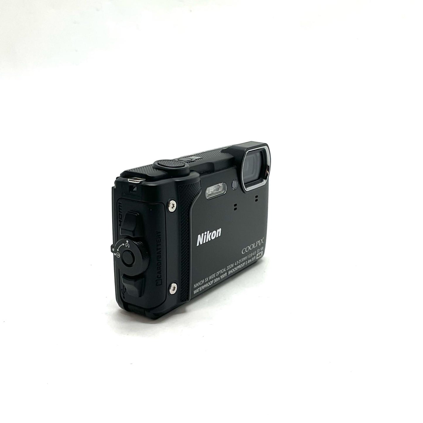 【全額返金保証】【最速発送】Nikon コンパクトデジタルカメラ COOLPIX W300 ブラック 超美品 動作確認済
