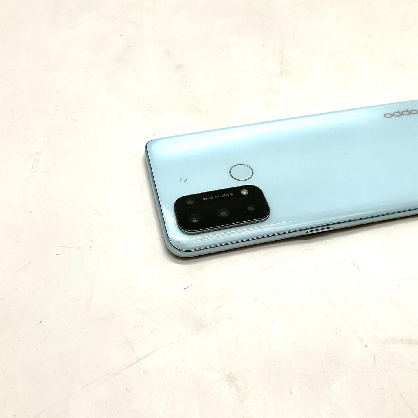 【全額返金保証】【最速発送】OPPO Reno 5 A 128GB アイスブルー Softbank A101OP 白ロム 動作確認済