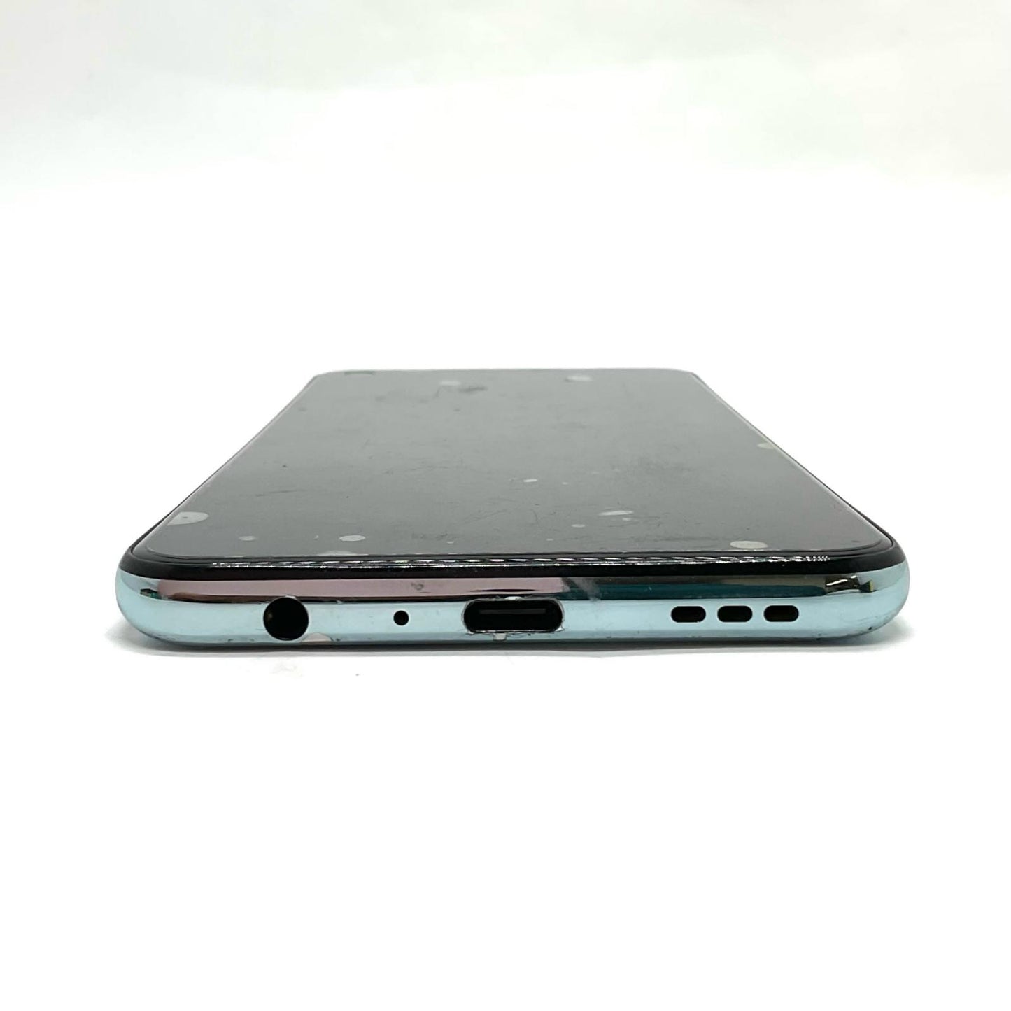 【全額返金保証】【最速発送】OPPO Reno 5 A 128GB アイスブルー Softbank A101OP 白ロム 動作確認済