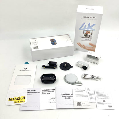 【全額返金保証】【最速発送】Insta360 GO 3S (128GB) [アークティックホワイト] 超美品 動作確認済