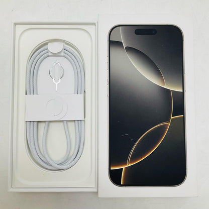 【全額返金保証】【最速発送】Apple iPhone iPhone 16 Pro 256GB ナチュラルチタニウム Softbank 超美品 動作確認済 100%