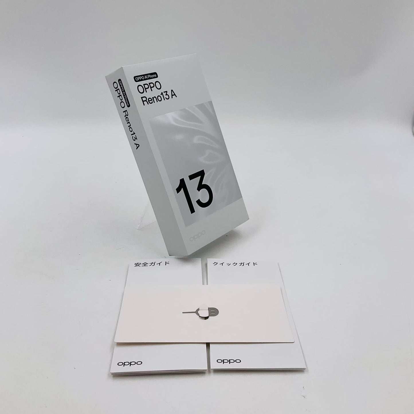 【全額返金保証】【最速発送】OPPO Reno 13　A 128GB アイスブルー 楽天モバイル SIMフリー CPH2699 白ロム 動作確認済