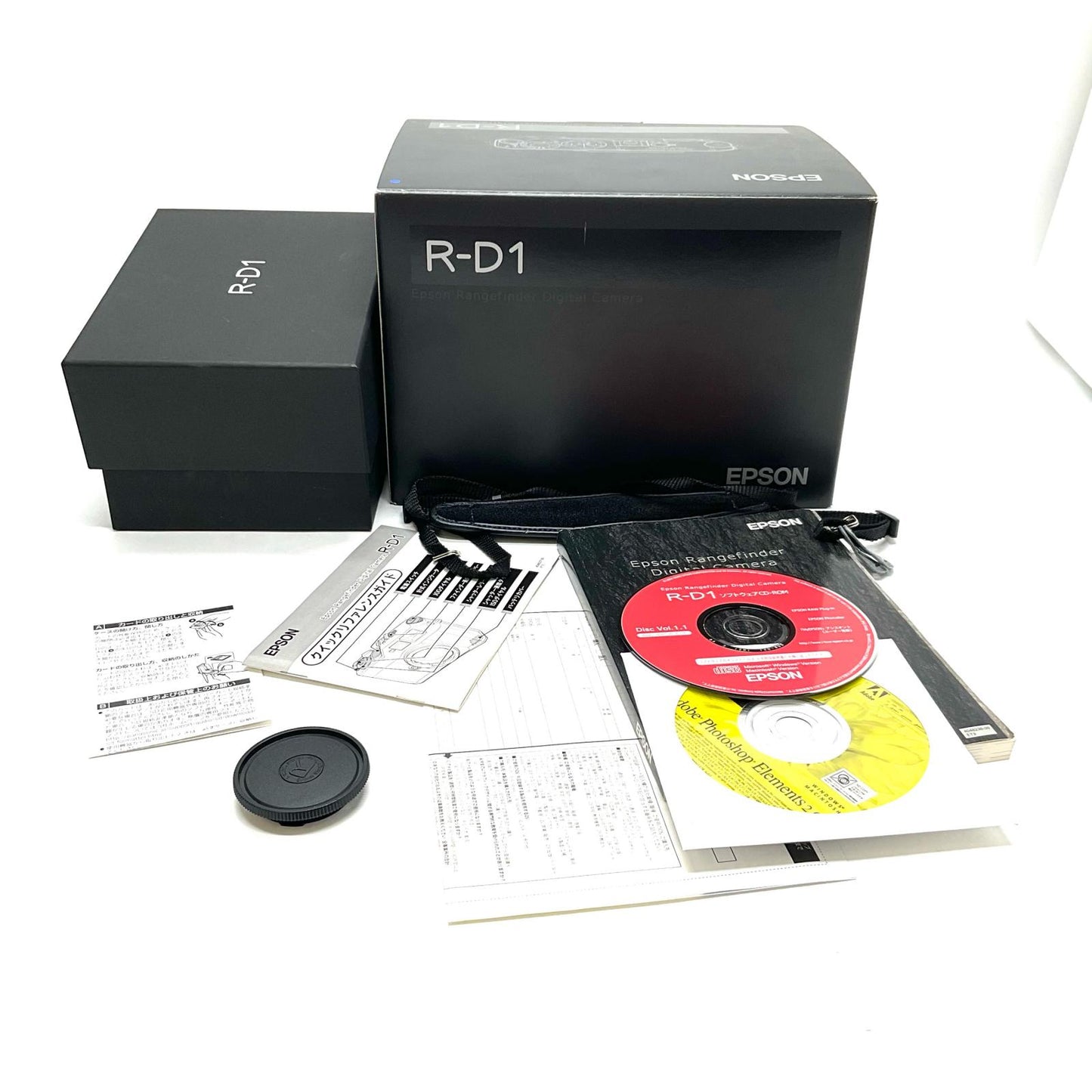 【全額返金保証】【最速発送】EPSON デジタル一眼 R-D1 レンジファインダー デジタル カメラ ブラック 美品 動作確認済