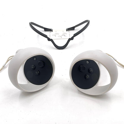 【全額返金保証】【最速発送】OCULUS OCULUS QUEST 2 KW49CM(本体)JD96CX(右）LX39EM(左) 美品 動作確認済