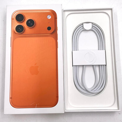 【全額返金保証】【最速発送】Apple iPhone iPhone 17 Pro Max 256GB コズミックオレンジ Softbank 超美品 動作確認済 100%