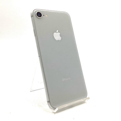 【全額返金保証】【最速発送】Apple iPhone iPhone 8 64GB シルバー au 白ロム 美品 動作確認済 100%