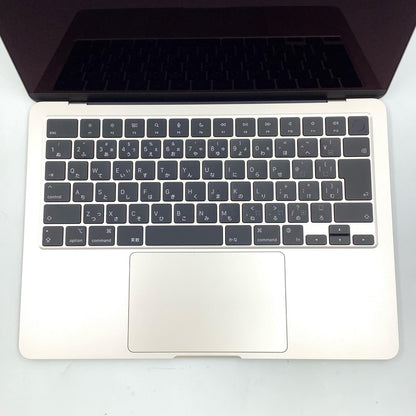 【全額返金保証】【最速発送】Apple MacBook Air 13インチ 2022 Apple M2 8GB 256GB スターライト 100% 超美品 動作確認済