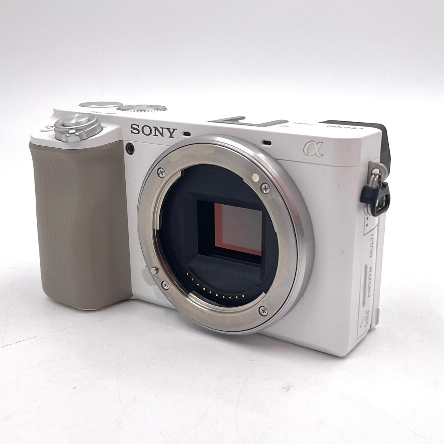 【全額返金保証】【最速発送】Sony デジタル一眼 α6100　ボディ ホワイト 美品 動作確認済