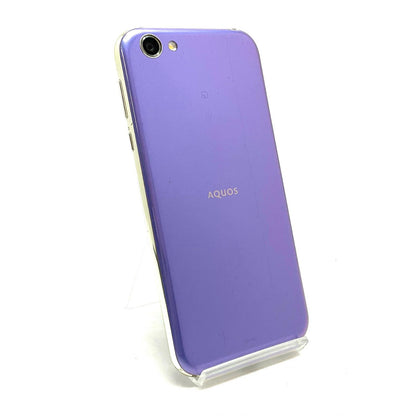 【全額返金保証】【最速発送】SHARP AQUOS SH-03J 64GB Crystal Lavender（クリスタルラベンダー） docomo SH-03J 白ロム 動作確認済