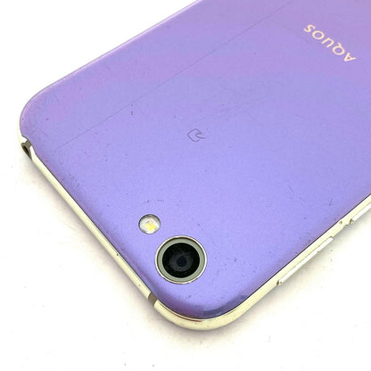 【全額返金保証】【最速発送】SHARP AQUOS SH-03J 64GB Crystal Lavender（クリスタルラベンダー） docomo SH-03J 白ロム 動作確認済