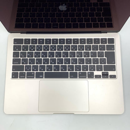 【全額返金保証】【最速発送】Apple MacBook Air 13インチ 2022 Apple M2 8GB 256GB スターライト 100% 美品 動作確認済