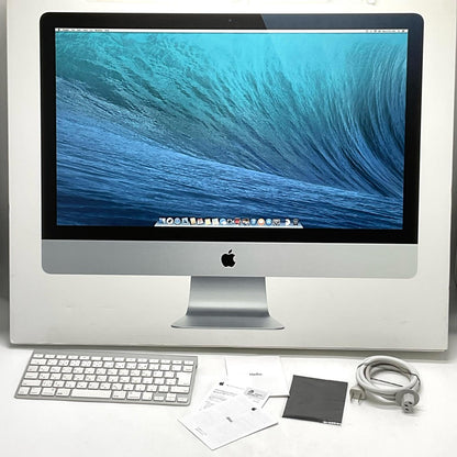 【全額返金保証】【最速発送】Apple iMac 27インチ intel core i5 8GB HDD 1TB シルバー 動作確認済