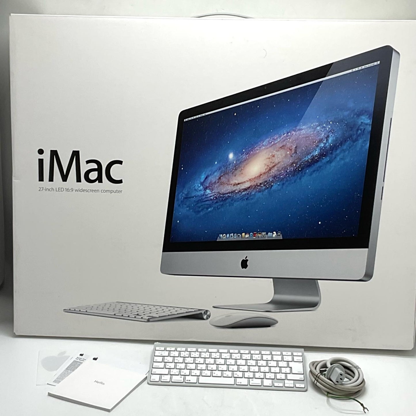 【全額返金保証】【最速発送】Apple iMac 27インチ intel core i5 16GB HDD 1TB シルバー 美品 動作確認済
