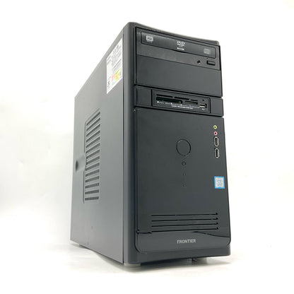 【全額返金保証】【最速発送】フロンティア デスクトップPC intel core i5-8500 16GB SSD 320GB HDD 2TB 動作確認済