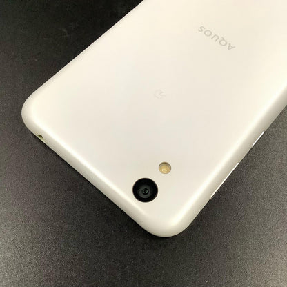 【全額返金保証】【最速発送】SHARP AQUOS sense lite 32GB ホワイト SH-M05 白ロム 動作確認済