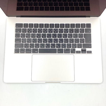 【最速発送】Apple MacBook Air 15インチ 2023 Apple M2 8GB 256GB スターライト 86%【難有】