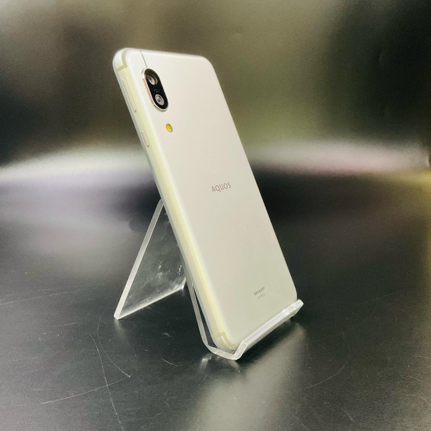 【全額返金保証】【最速発送】SHARP AQUOS sense3 64GB シルバー SIMフリー SH-M12 白ロム 美品 動作確認済