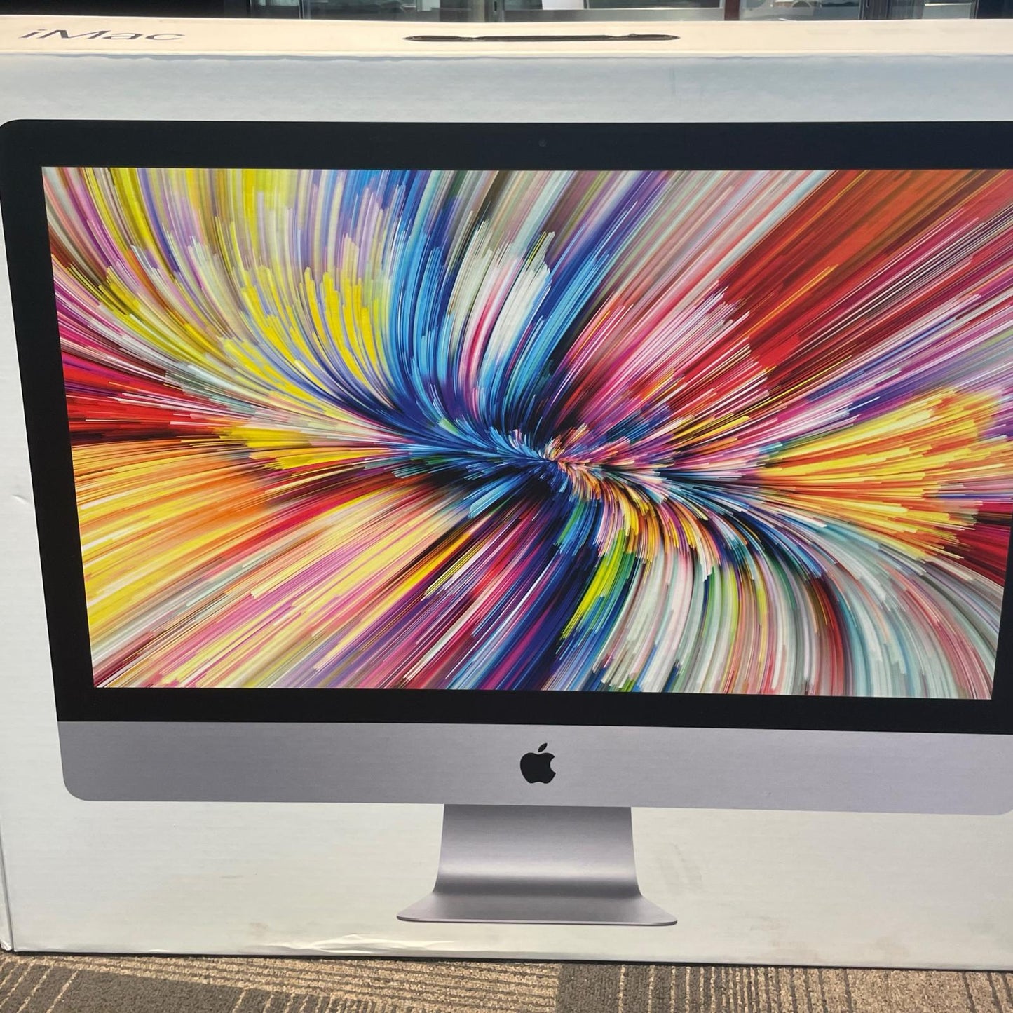 【全額返金保証】【最速発送】Apple iMac 27インチ Inter core i5-7600 16GB フュージョンドライブ 新品未開封 即納OK