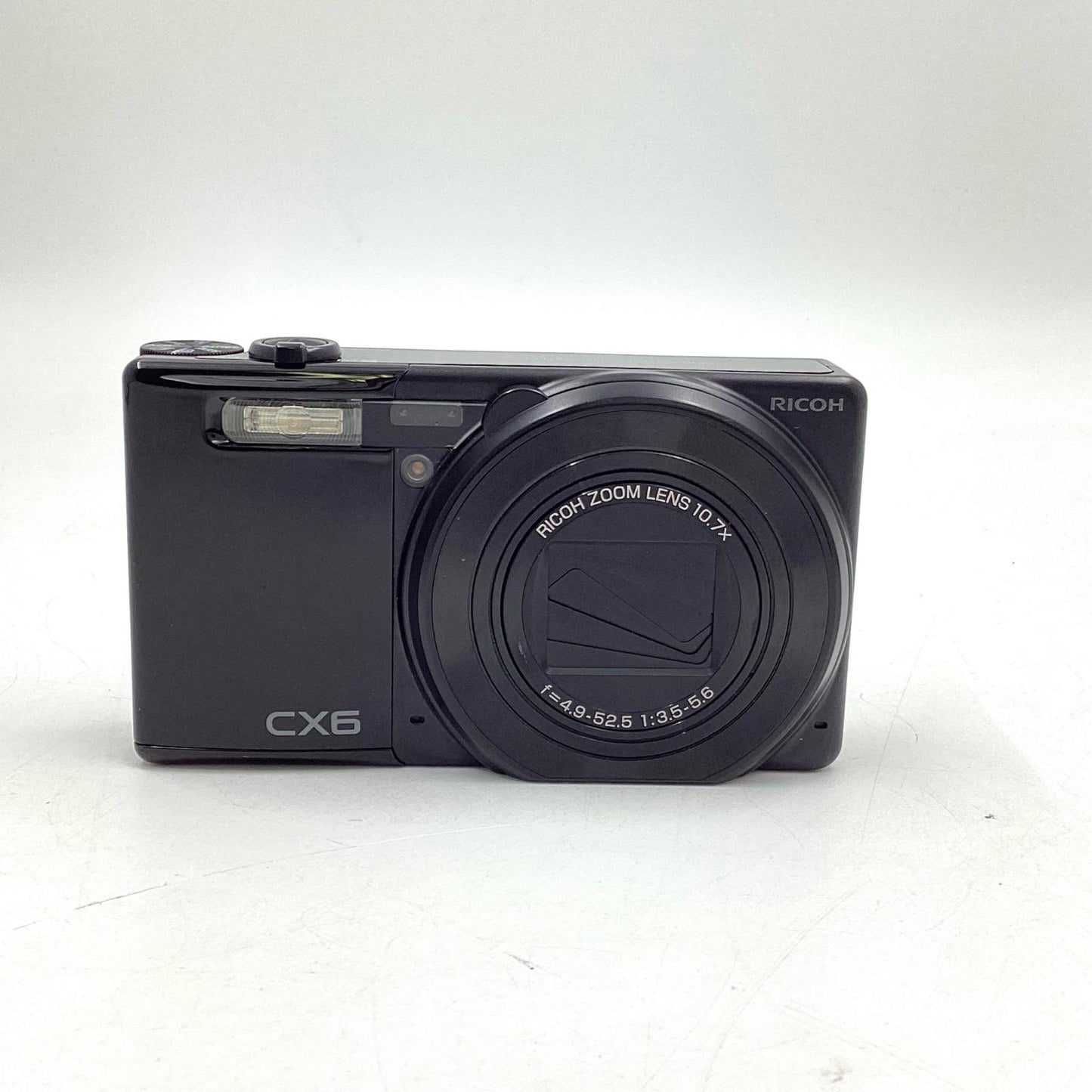 【全額返金保証】【最速発送】RICOH コンパクトデジタルカメラ CX6 [ブラック] 美品 動作確認済