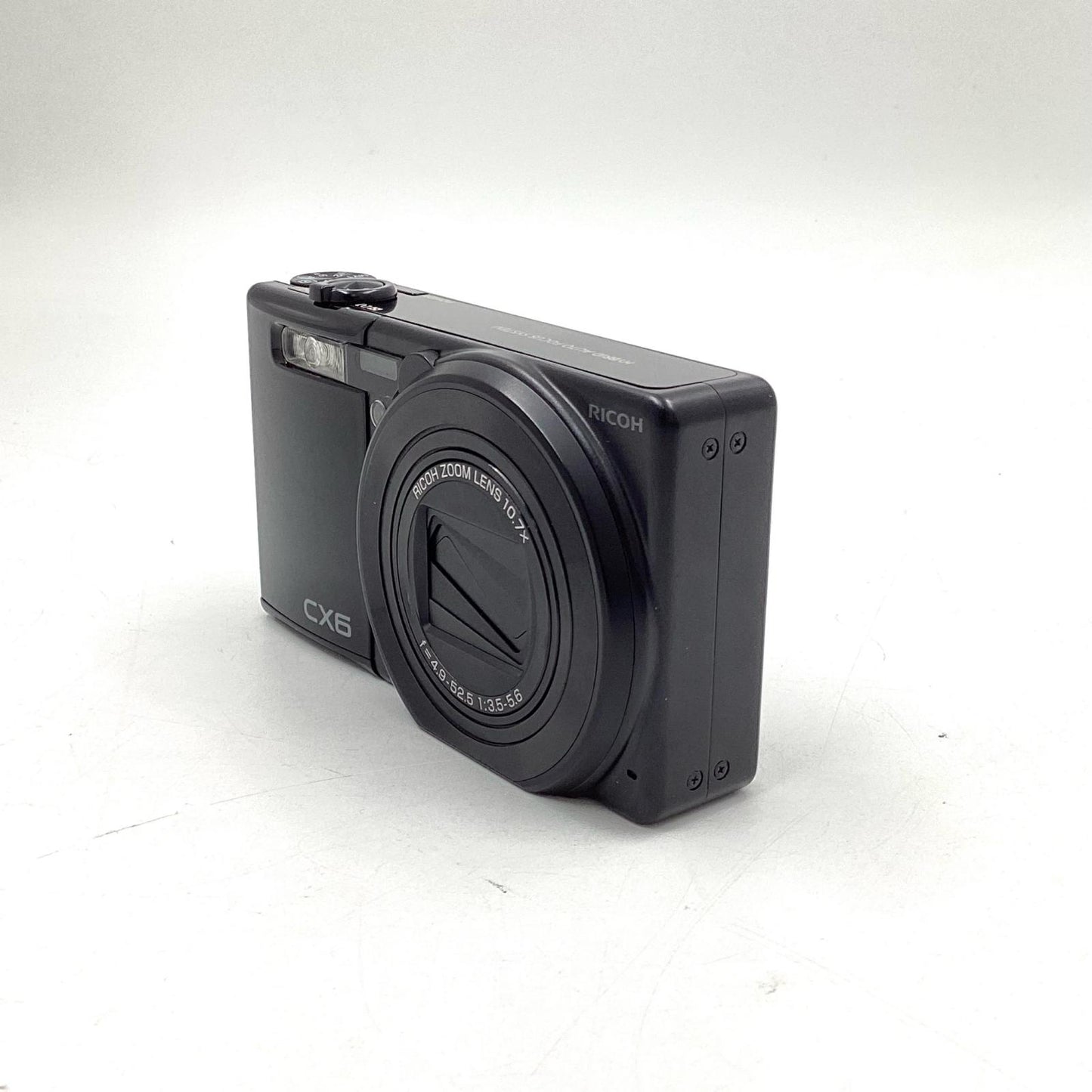 【全額返金保証】【最速発送】RICOH コンパクトデジタルカメラ CX6 [ブラック] 美品 動作確認済