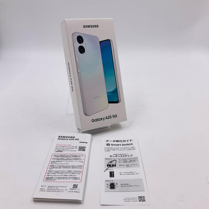 【全額返金保証】【最速発送】SAMSUNG Galaxy A25 5G 64GB ライトブルー au SCG33 白ロム 超美品 動作確認済