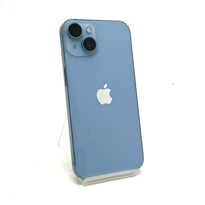 【全額返金保証】【最速発送】Apple iPhone iPhone 14 128GB ブルー au 白ロム 動作確認済 82%