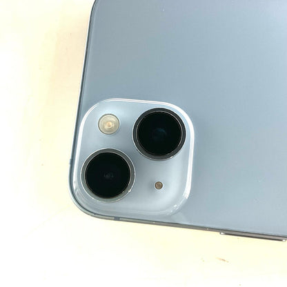 【全額返金保証】【最速発送】Apple iPhone iPhone 14 128GB ブルー au 白ロム 動作確認済 82%
