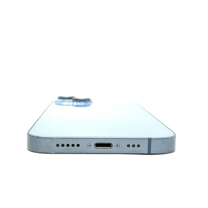 【全額返金保証】【最速発送】Apple iPhone iPhone 14 128GB ブルー au 白ロム 動作確認済 82%