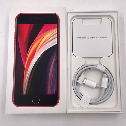 【全額返金保証】【最速発送】Apple iPhone iPhone SE（第2世代） 64GB (PRODUCT)RED au 白ロム 動作確認済 76%