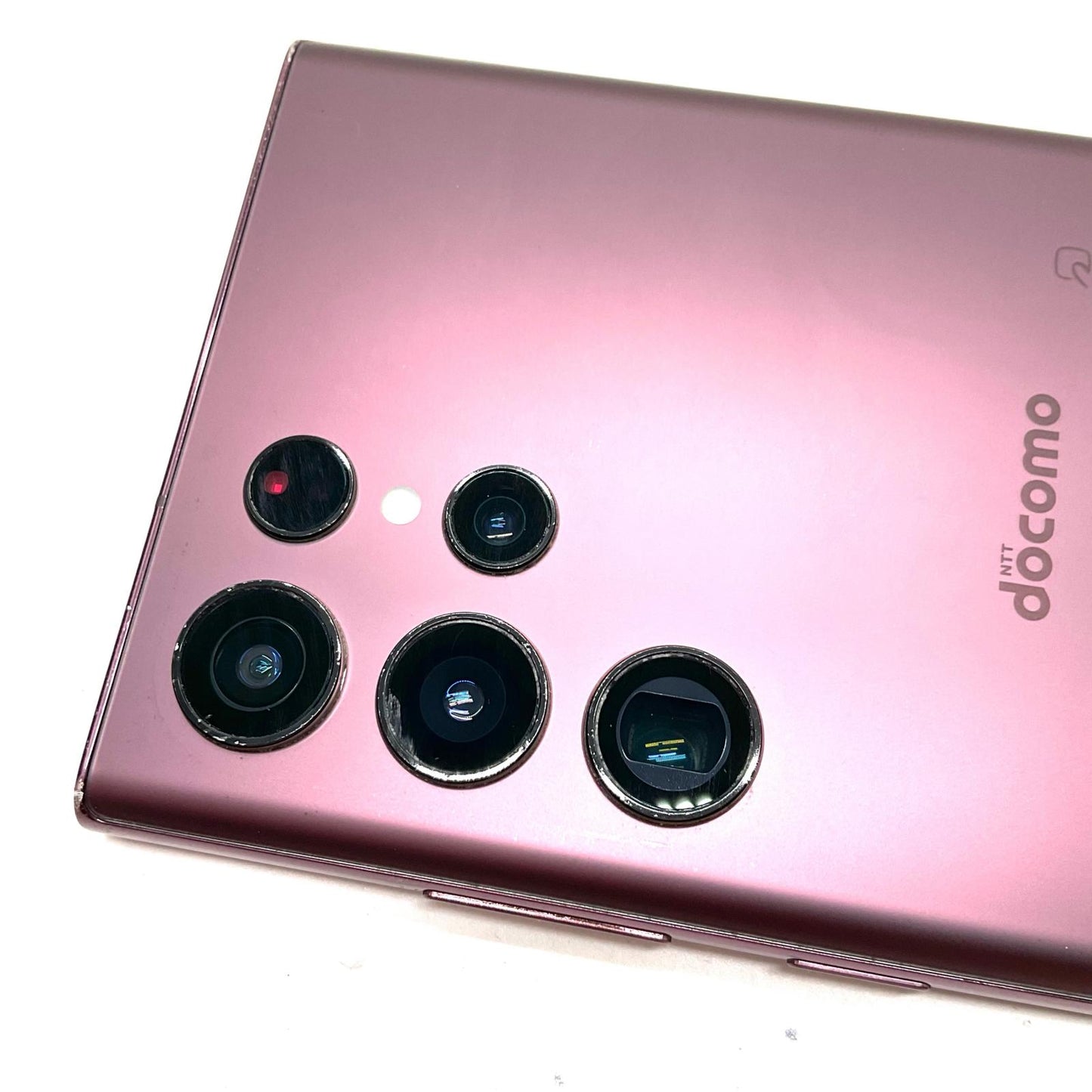 【全額返金保証】【最速発送】SAMSUNG Galaxy S22 Ultra 256GB バーガンディ docomo SC-52C 白ロム 動作確認済