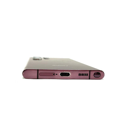 【全額返金保証】【最速発送】SAMSUNG Galaxy S22 Ultra 256GB バーガンディ docomo SC-52C 白ロム 動作確認済