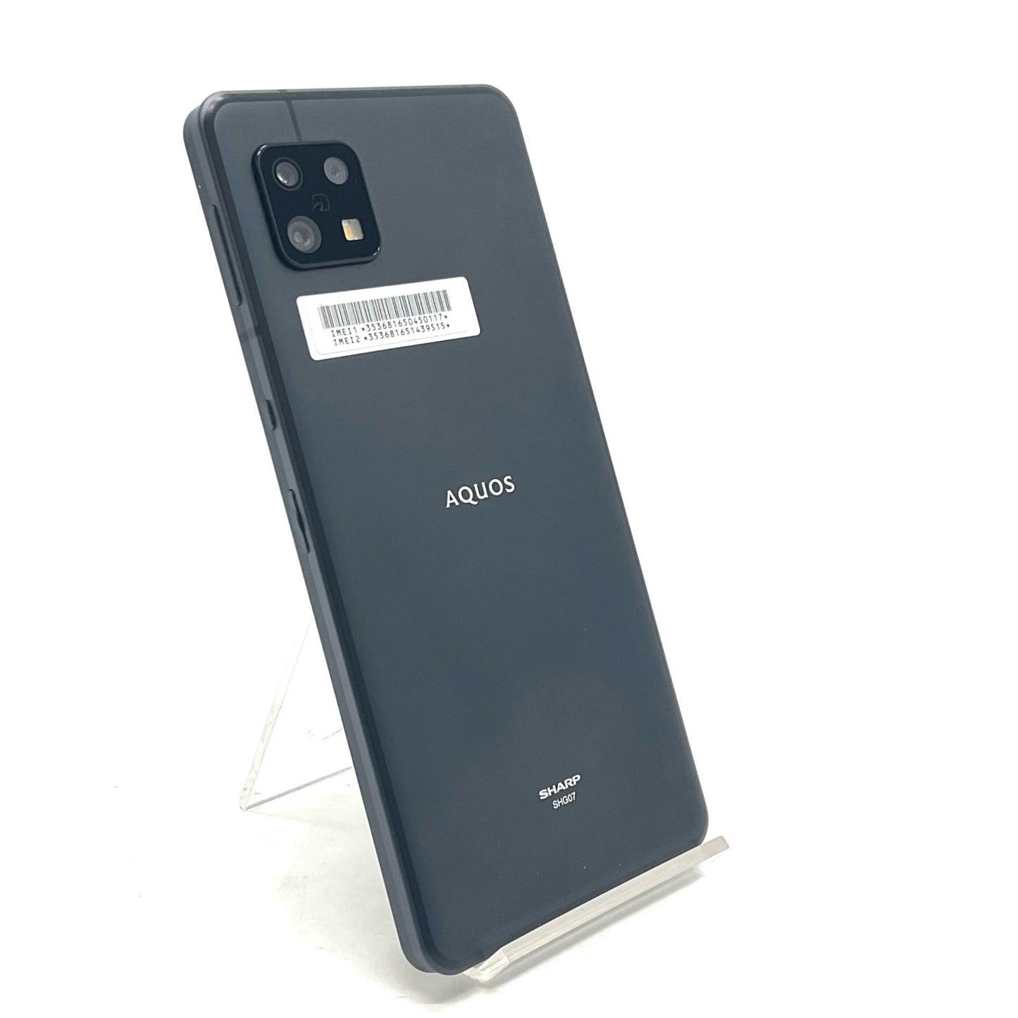 【全額返金保証】【最速発送】SHARP AQUOS sense6s 64GB ブラック au SHG07 動作確認済