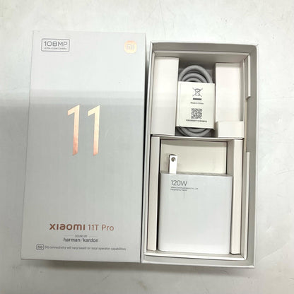 【全額返金保証】【最速発送】Xiaomi 11T Pro 128GB メテオライトグレイ SIMフリー 2107113SR 白ロム 美品 動作確認済
