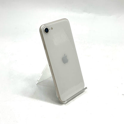 【全額返金保証】【最速発送】Apple iPhone iPhone SE（第3世代） 64GB ホワイト au 白ロム 動作確認済 86%